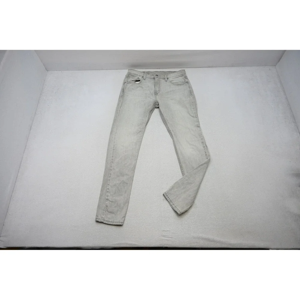 Levi's 512 Slim Taper Jeans Mens 32x32 Grey Stretch Denim Rugged Excellent